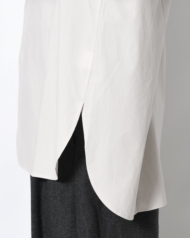 OVERSIZED SHIRT -LIGHT GREY-