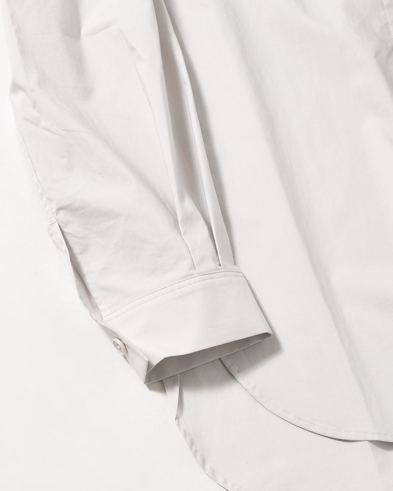 OVERSIZED SHIRT -LIGHT GREY-