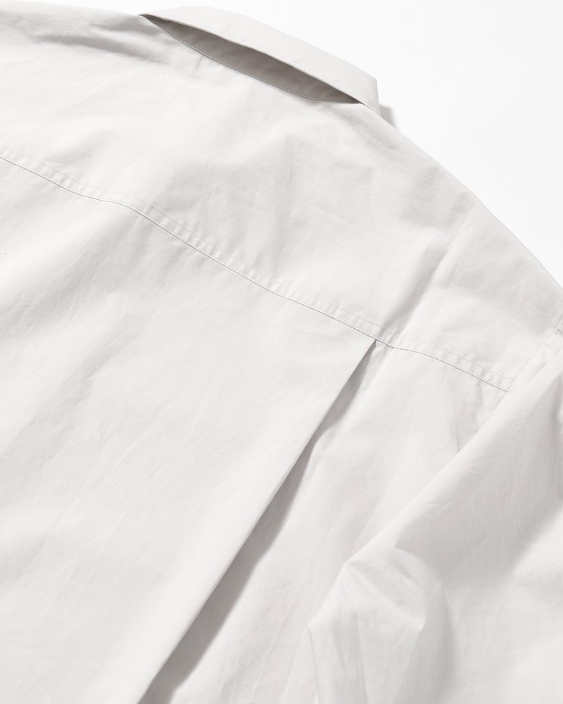 OVERSIZED SHIRT -LIGHT GREY-