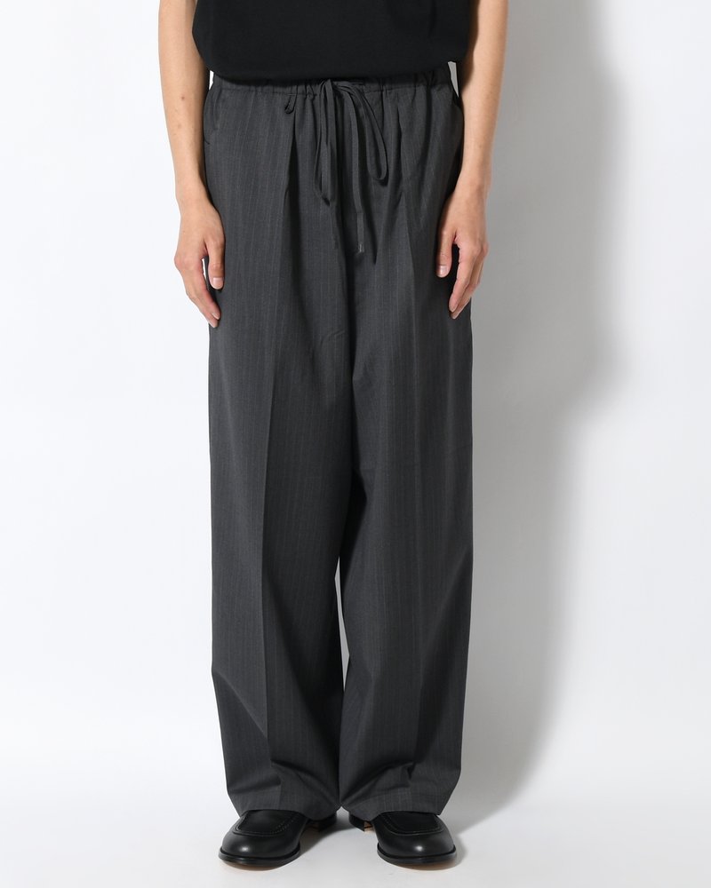 ISLE SLACKS -GREY STRIPE-