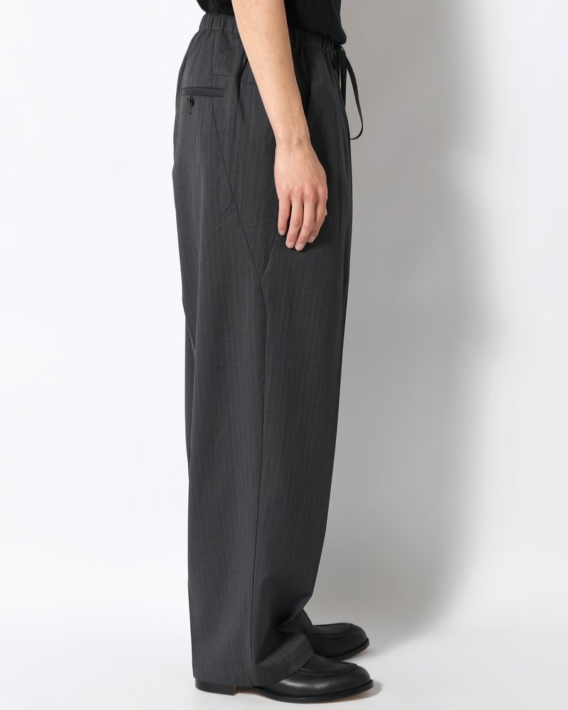 ISLE SLACKS -GREY STRIPE-