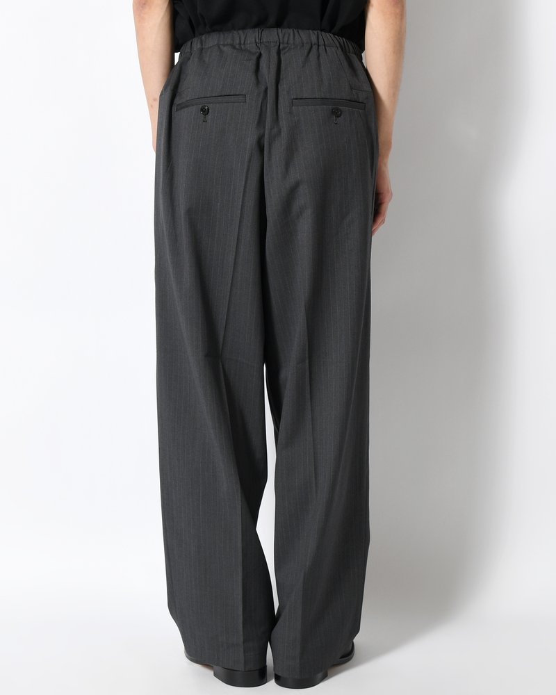 ISLE SLACKS -GREY STRIPE-