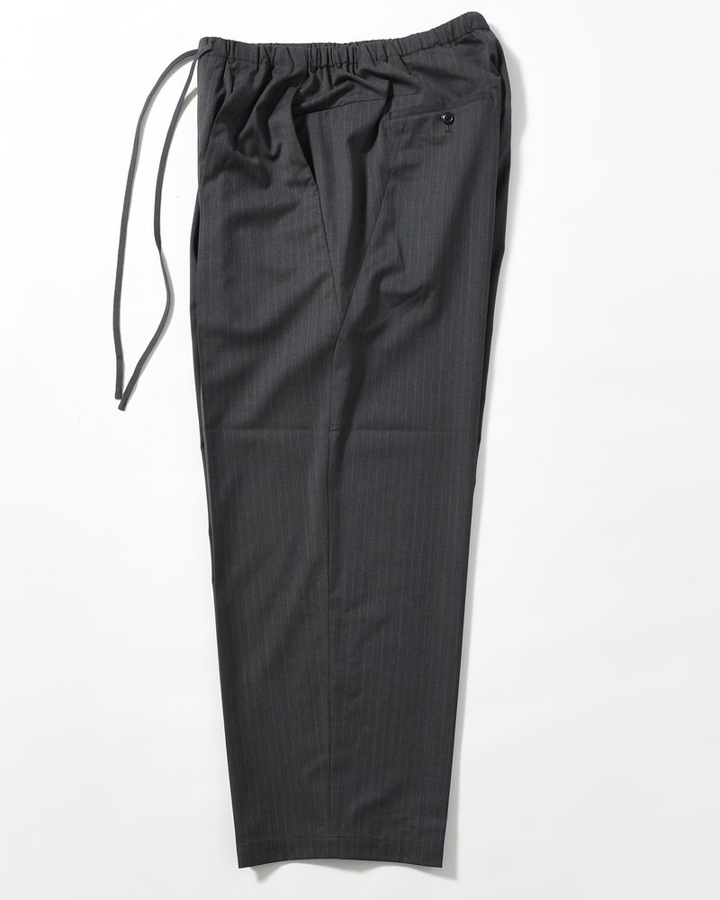 ISLE SLACKS -GREY STRIPE-