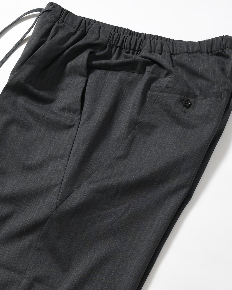 ISLE SLACKS -GREY STRIPE-