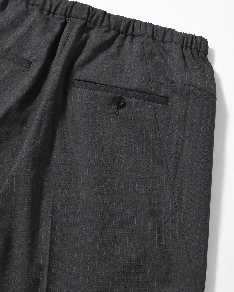 ISLE SLACKS -GREY STRIPE-