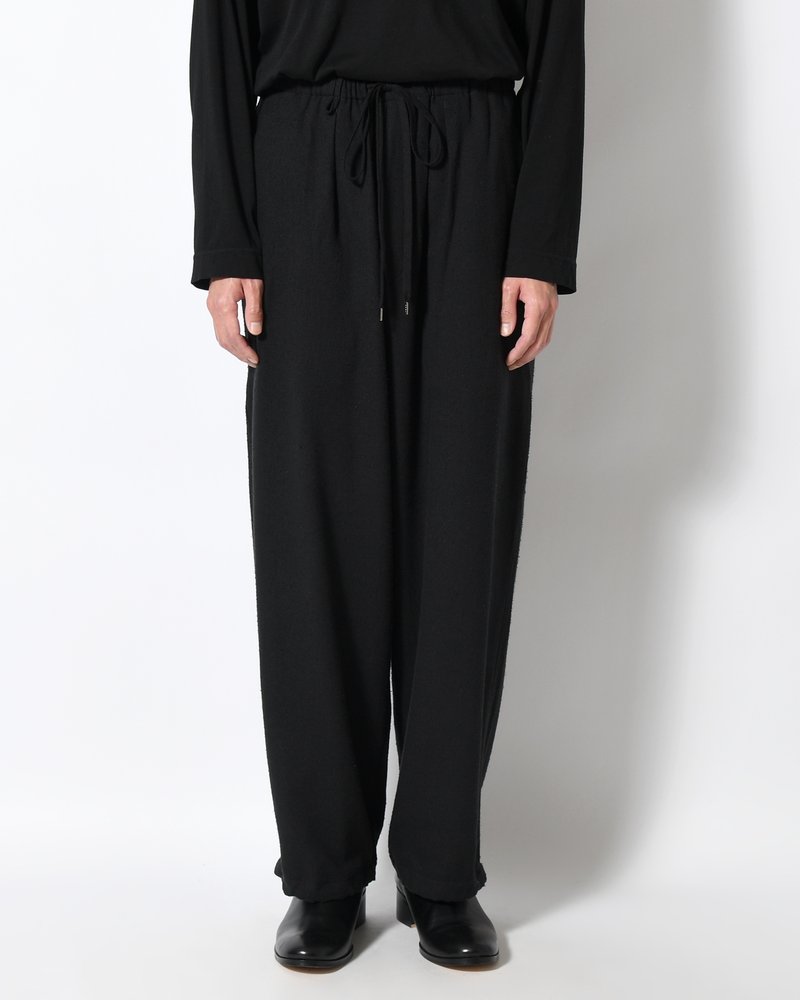 ISLE SLACKS SILK/C -BLACK-
