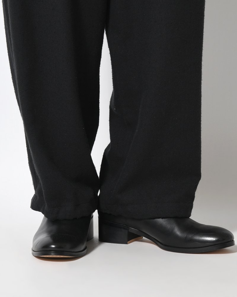 ISLE SLACKS SILK/C -BLACK-