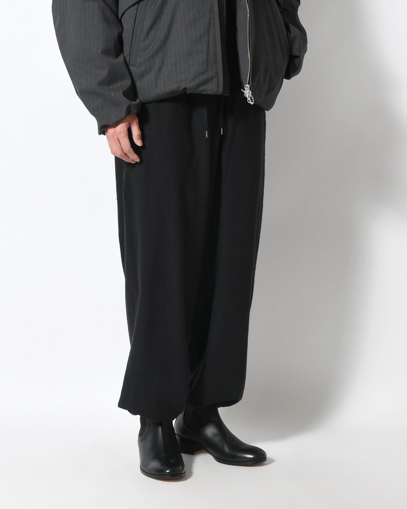 ISLE SLACKS SILK/C -BLACK-