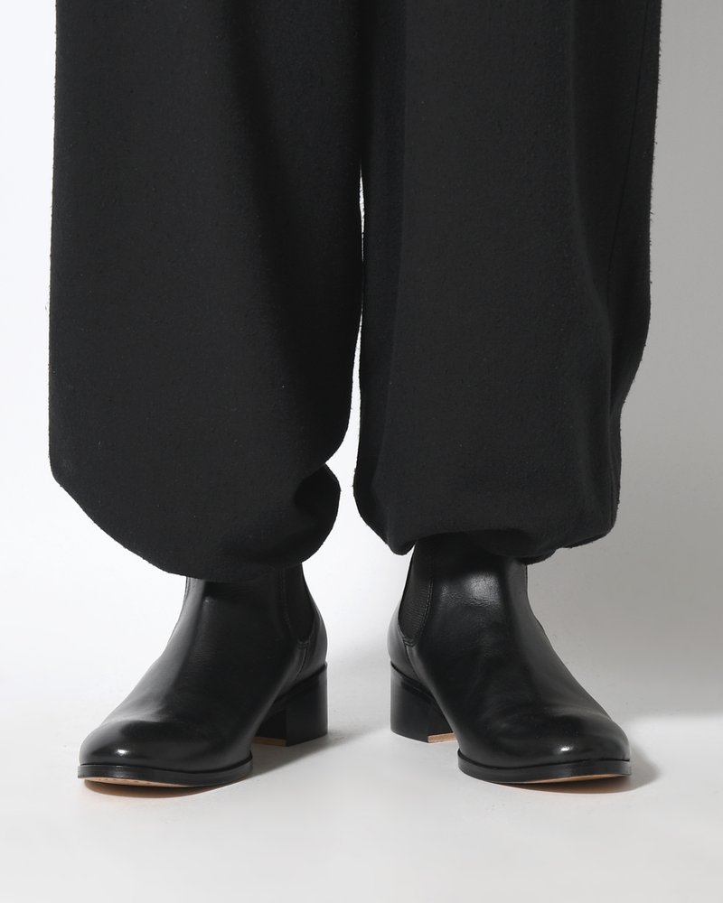 ISLE SLACKS SILK/C -BLACK-