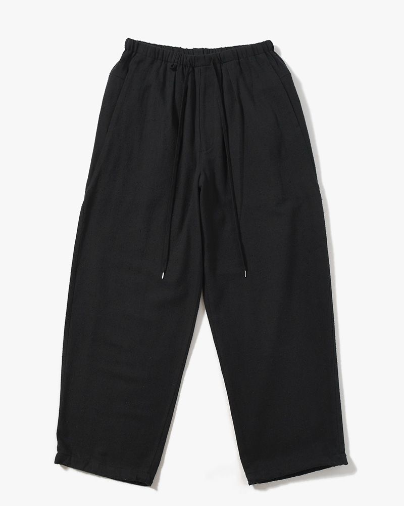 ISLE SLACKS SILK/C -BLACK-