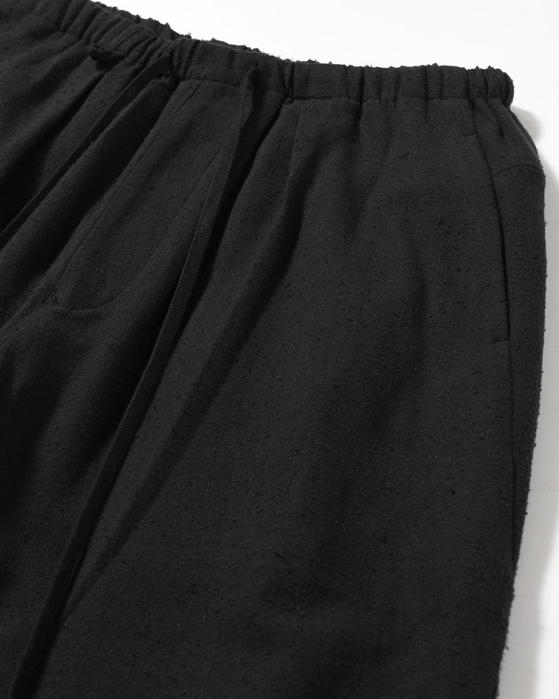 ISLE SLACKS SILK/C -BLACK-