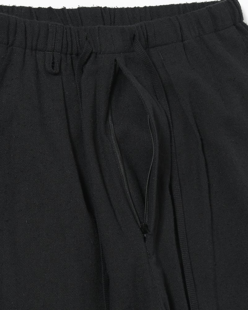 ISLE SLACKS SILK/C -BLACK-
