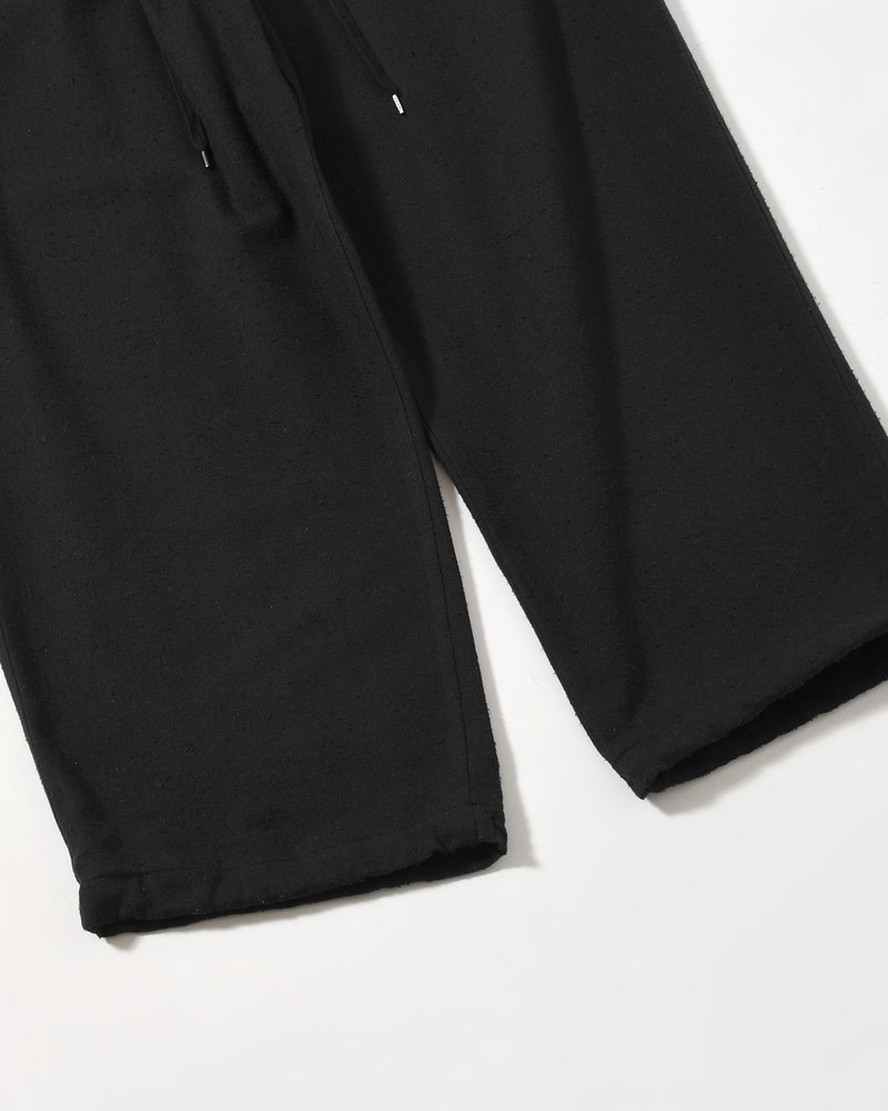 ISLE SLACKS SILK/C -BLACK-