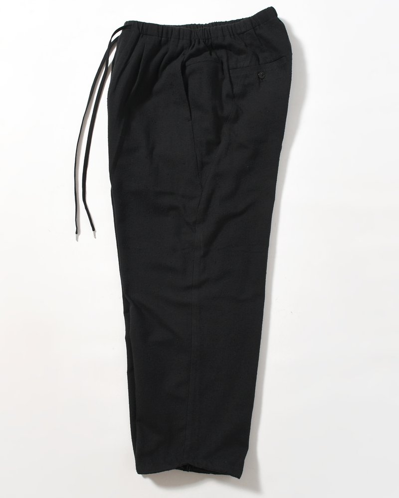 ISLE SLACKS SILK/C -BLACK-