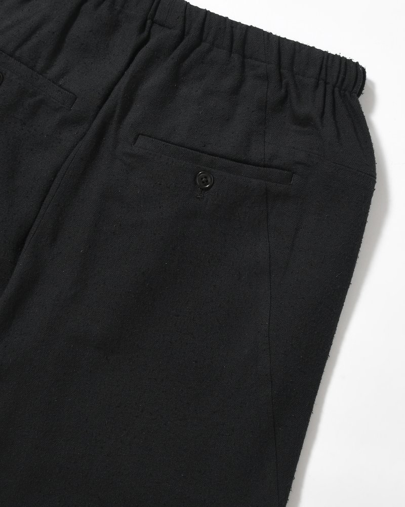 ISLE SLACKS SILK/C -BLACK-