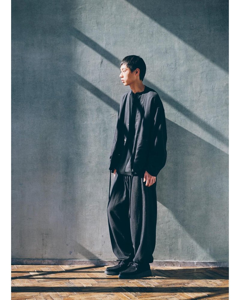 ISLE SLACKS SILK/C -BLACK-
