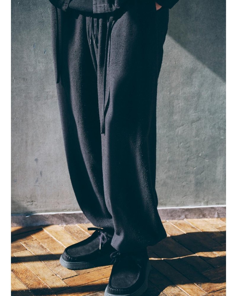 ISLE SLACKS SILK/C -BLACK-