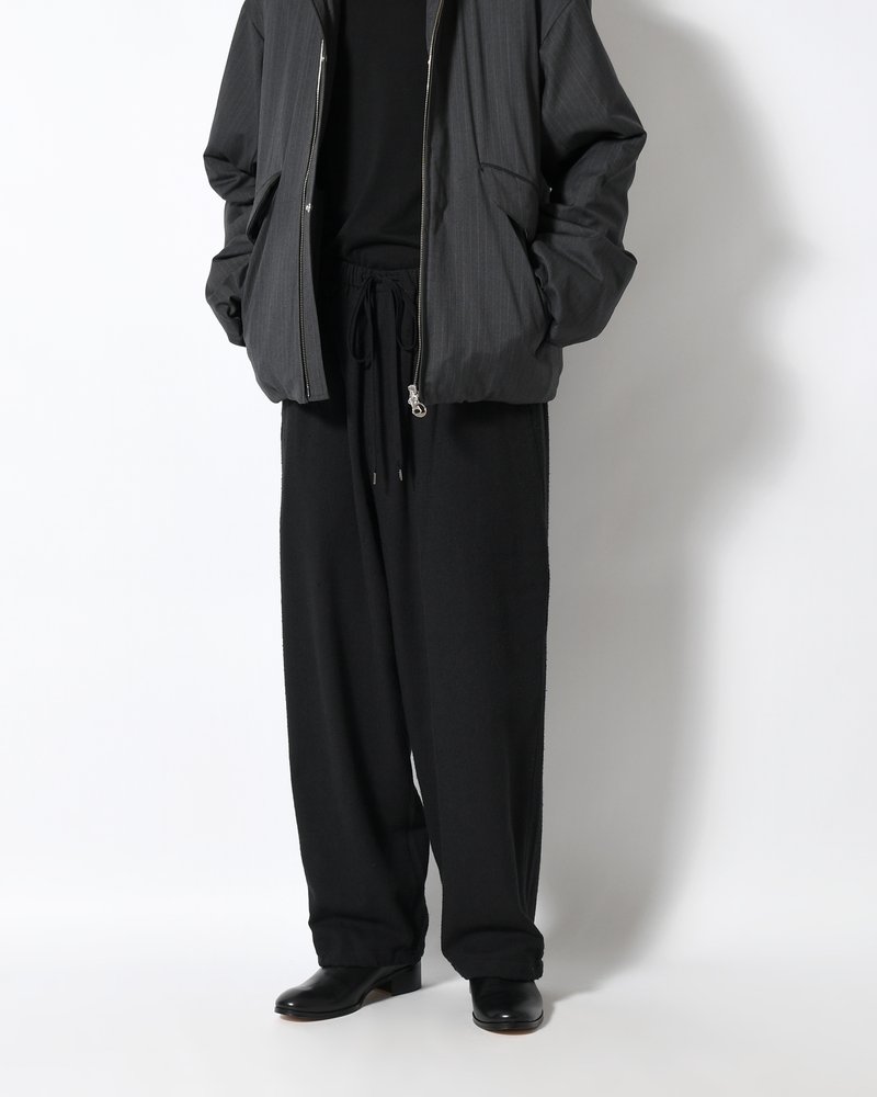 ISLE SLACKS SILK/C -BLACK-