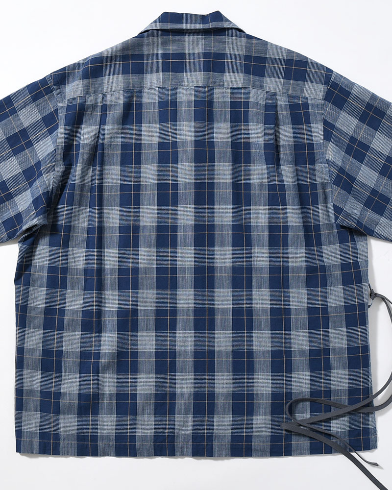 IMI SHIRT PLAID -INDIGO PLAID-