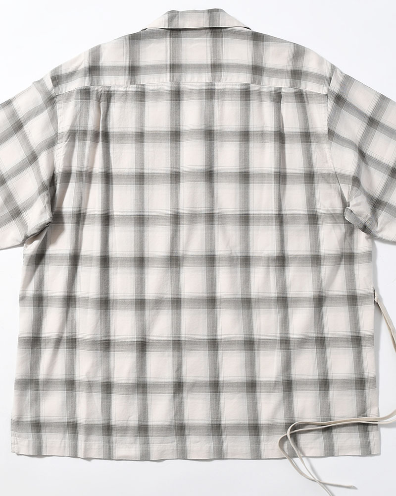 IMI SHIRT PLAID -IVORY PLAID-