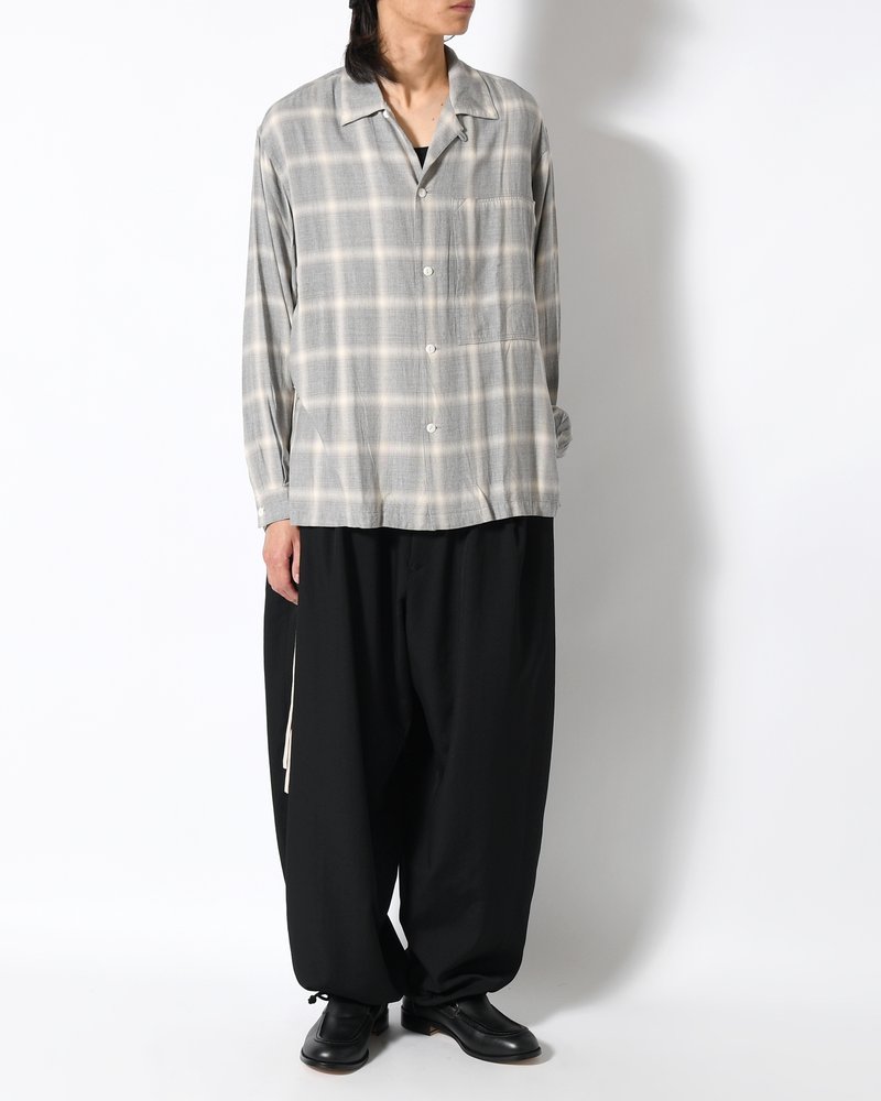 IMI SHIRT PLAID -H.GREY PLAID-
