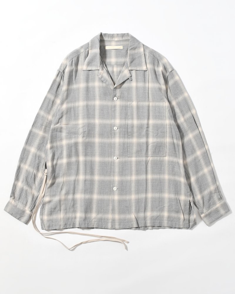 IMI SHIRT PLAID -H.GREY PLAID-