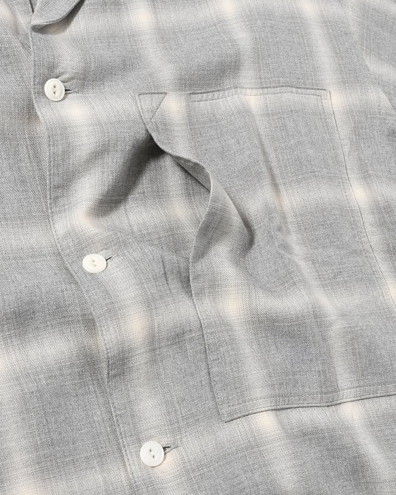 IMI SHIRT PLAID -H.GREY PLAID-