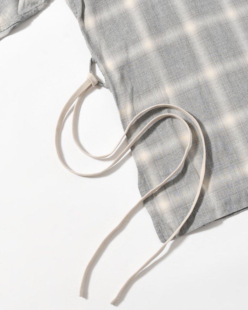 IMI SHIRT PLAID -H.GREY PLAID-
