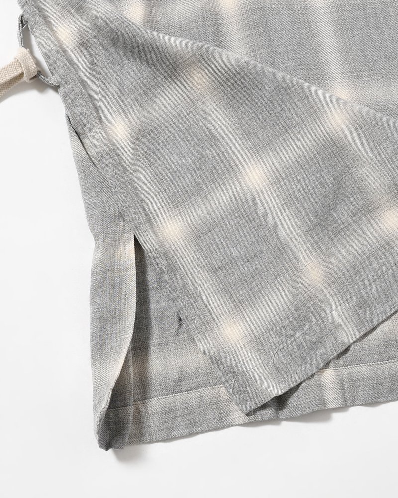IMI SHIRT PLAID -H.GREY PLAID-
