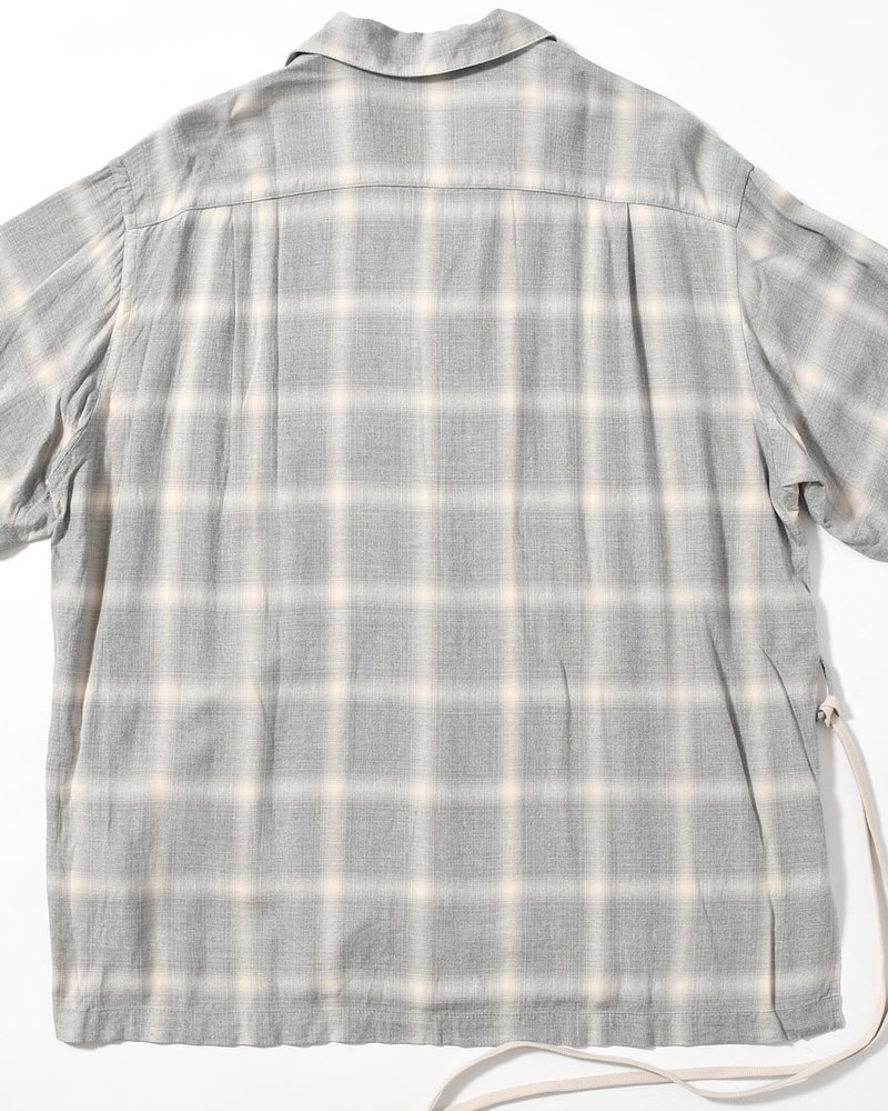 IMI SHIRT PLAID -H.GREY PLAID-