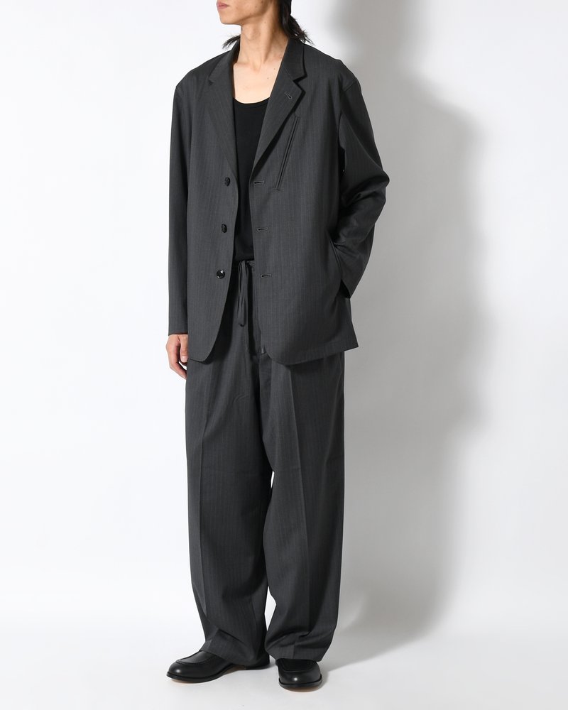 N.L.T JKT -GREY STRIPE-