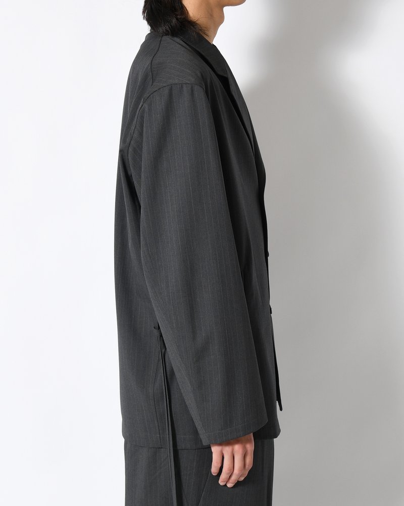 N.L.T JKT -GREY STRIPE-
