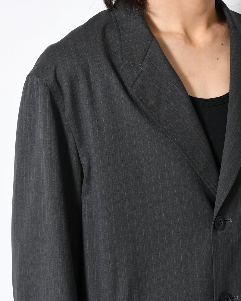 N.L.T JKT -GREY STRIPE-