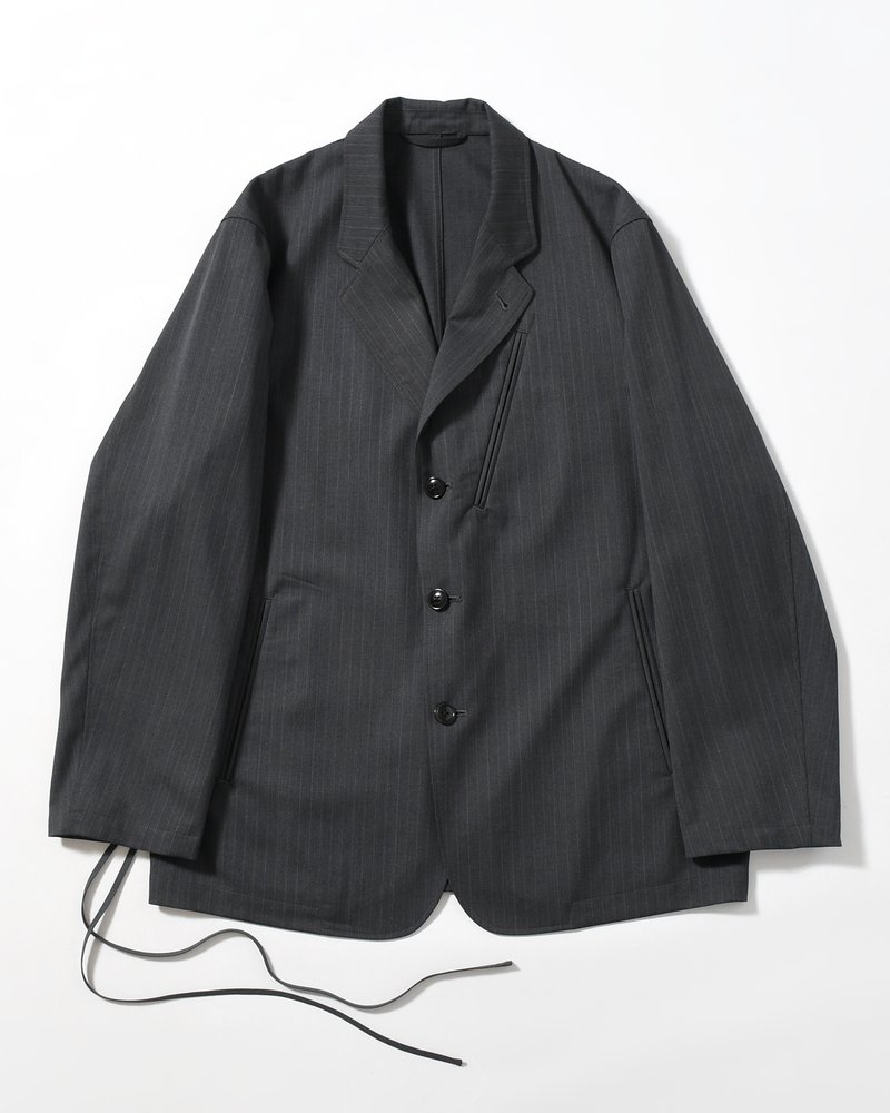 N.L.T JKT -GREY STRIPE-