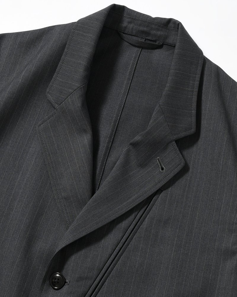 N.L.T JKT -GREY STRIPE-