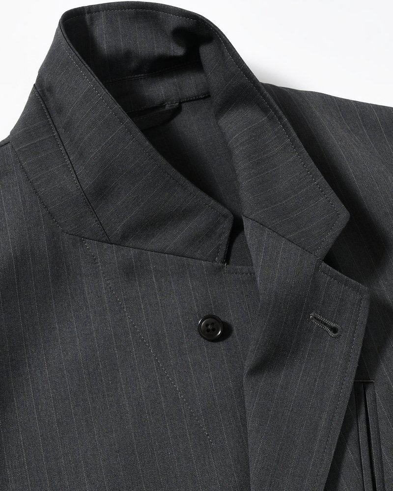 N.L.T JKT -GREY STRIPE-
