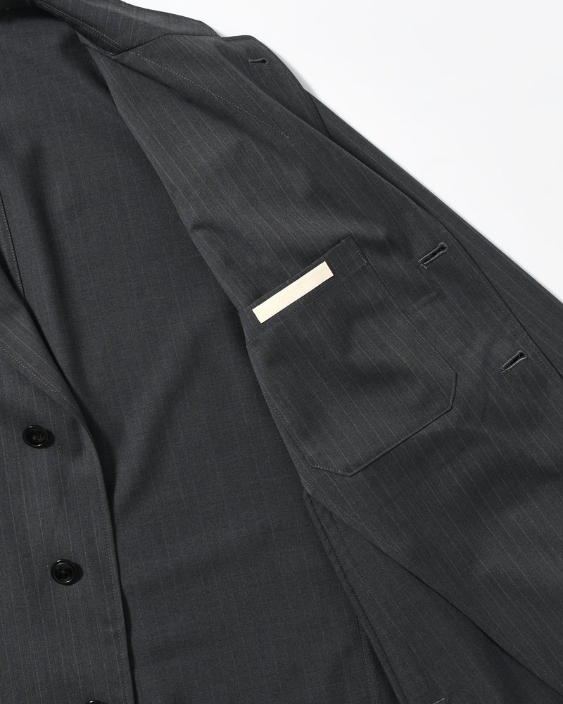 N.L.T JKT -GREY STRIPE-