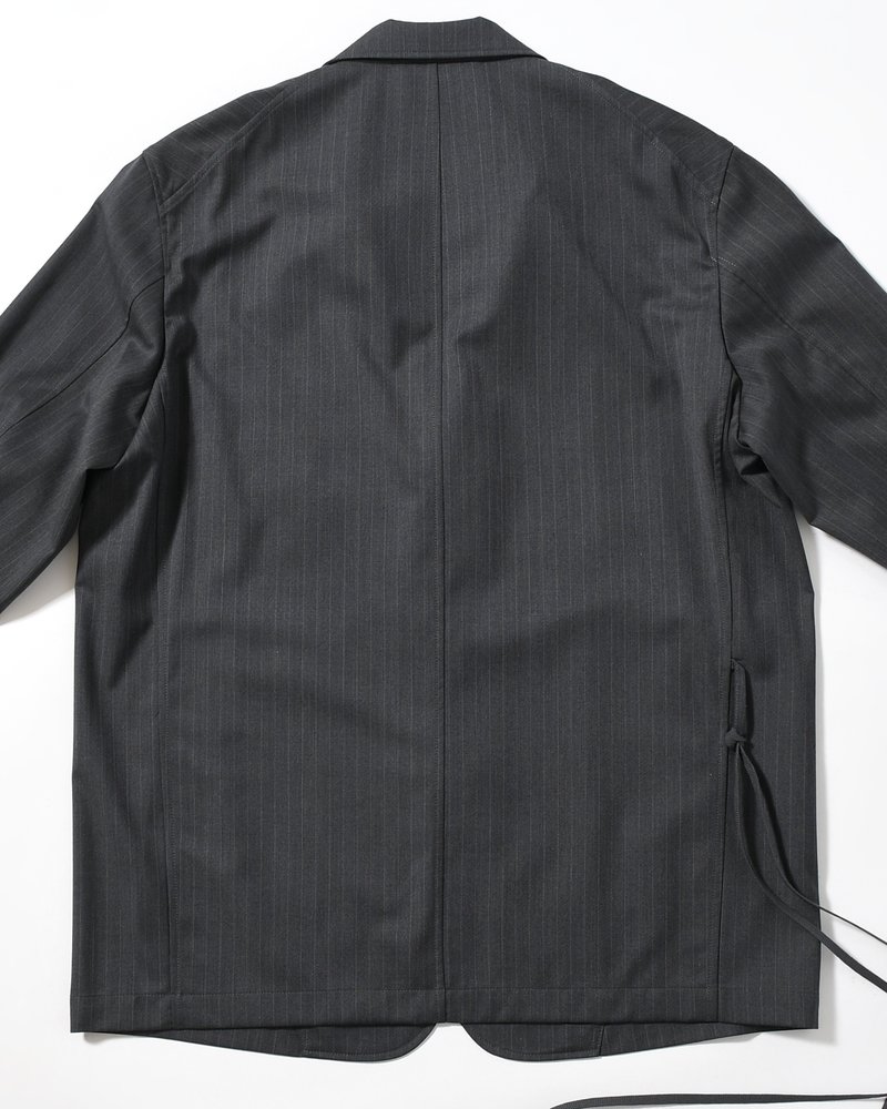 N.L.T JKT -GREY STRIPE-