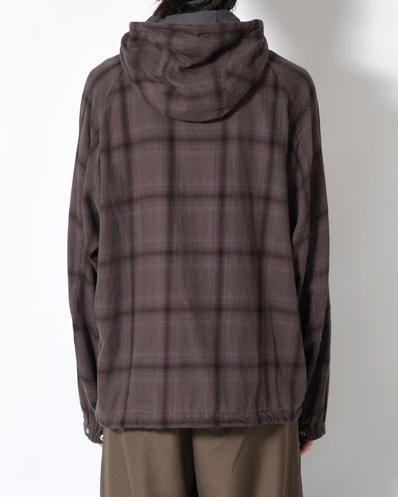 R-2 ANORAK PLAID -CHARCOAL PLAID-