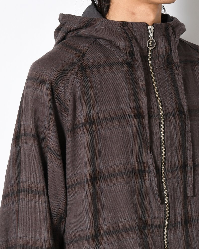 R-2 ANORAK PLAID -CHARCOAL PLAID-