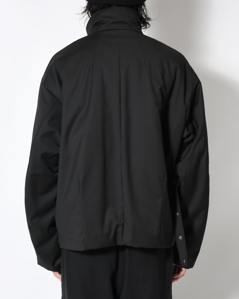 ARC ZIPUP PUFF JKT -BLACK-