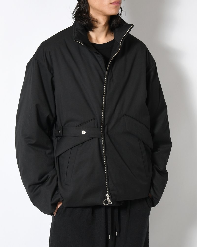 ARC ZIPUP PUFF JKT -BLACK-