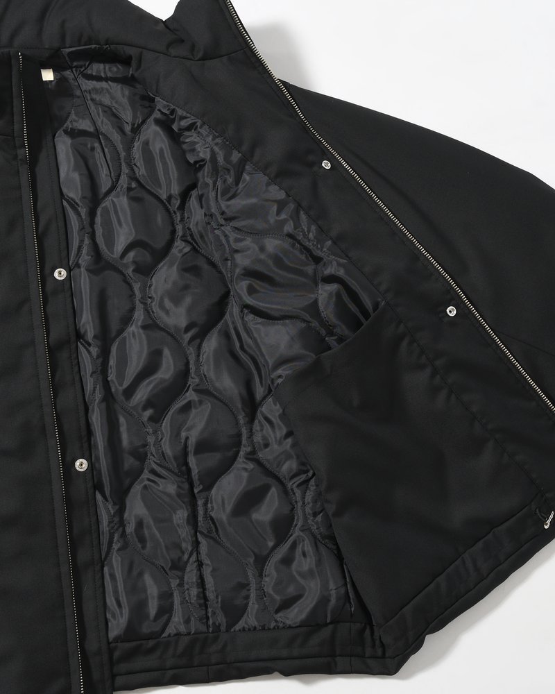 ARC ZIPUP PUFF JKT -BLACK-