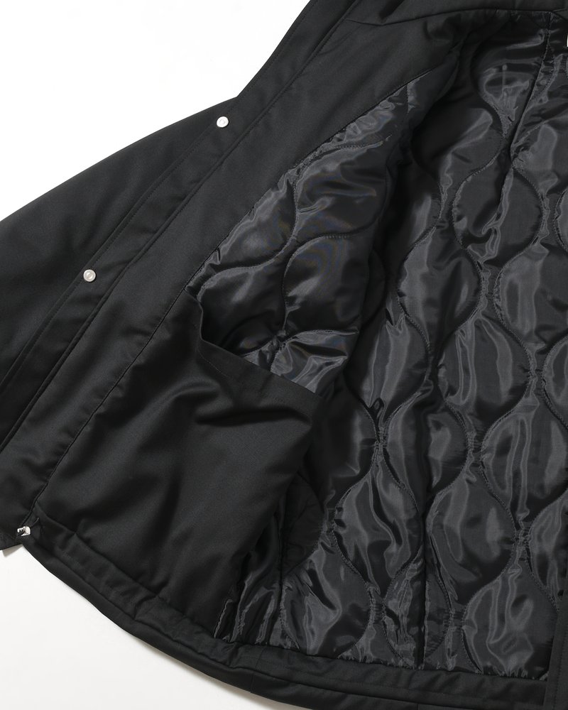ARC ZIPUP PUFF JKT -BLACK-