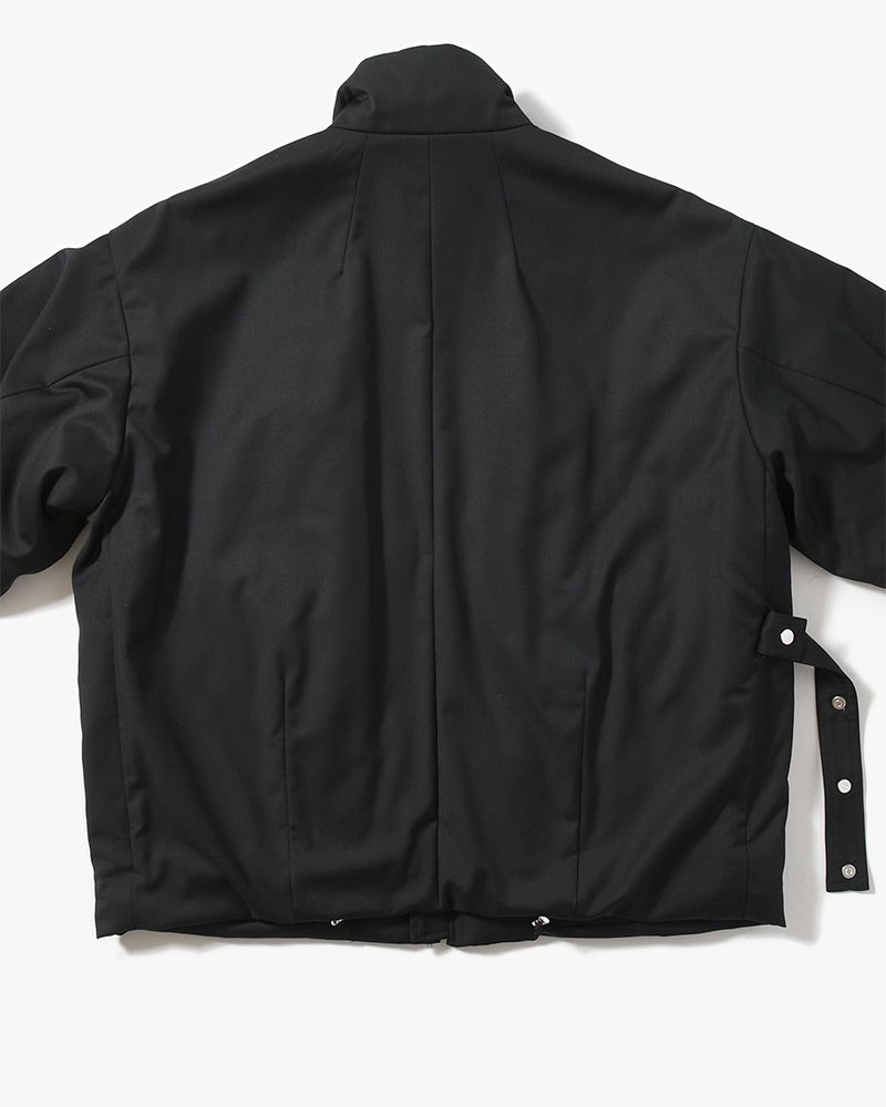 ARC ZIPUP PUFF JKT -BLACK-