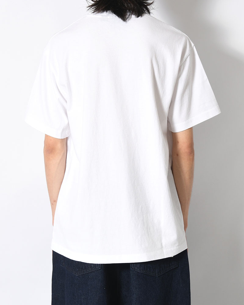 NO VACATION T-SHIRT -WHITE-