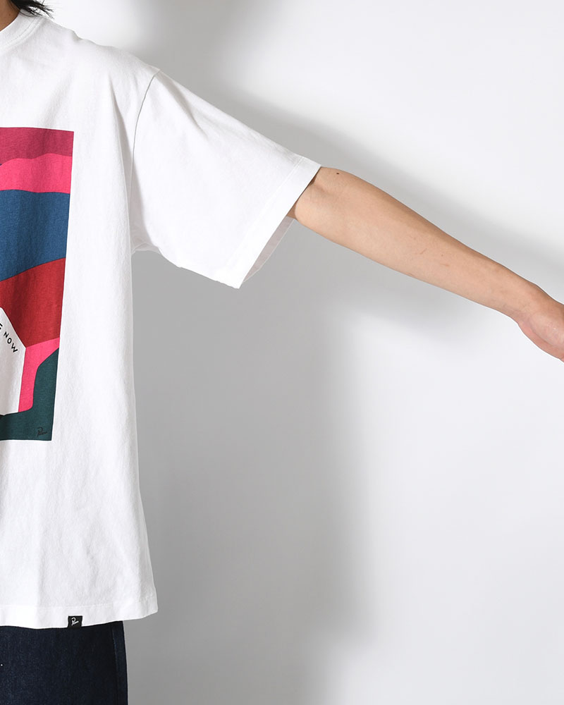 NO VACATION T-SHIRT -WHITE-