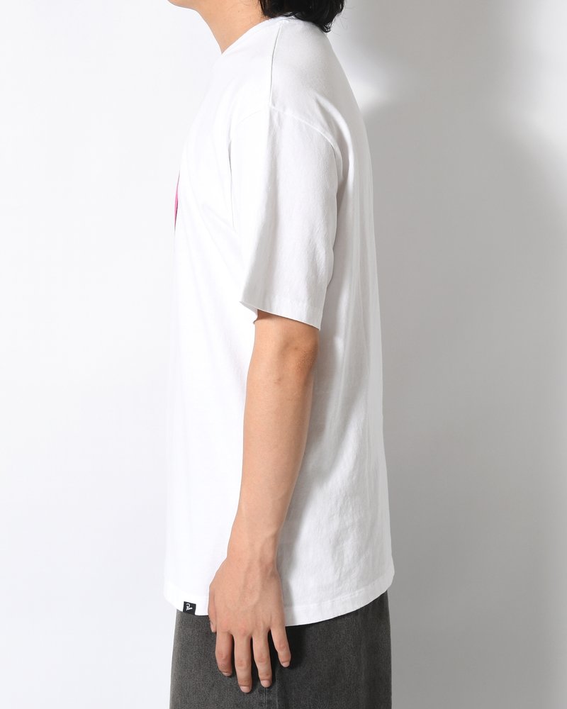 SAD HORSE T-SHIRT -WHITE-
