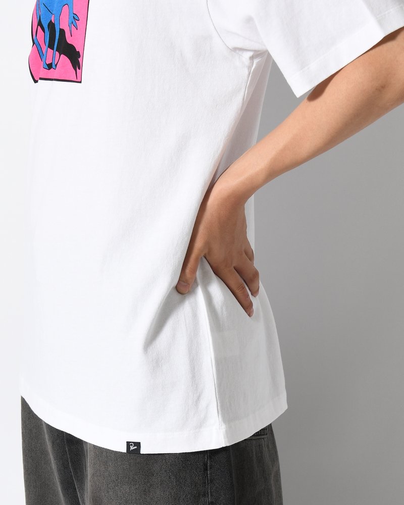 SAD HORSE T-SHIRT -WHITE-