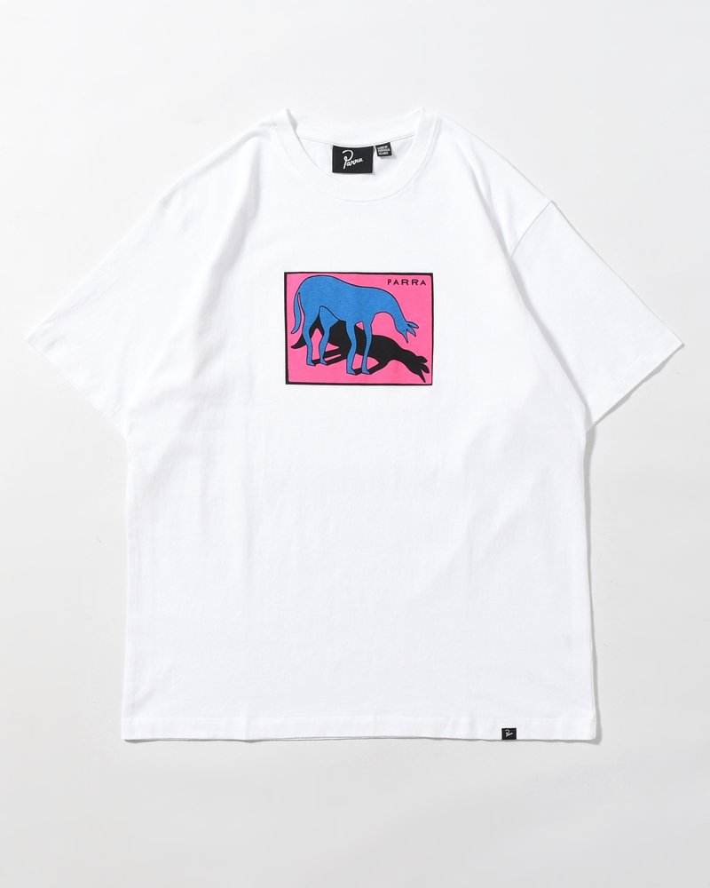 SAD HORSE T-SHIRT -WHITE-